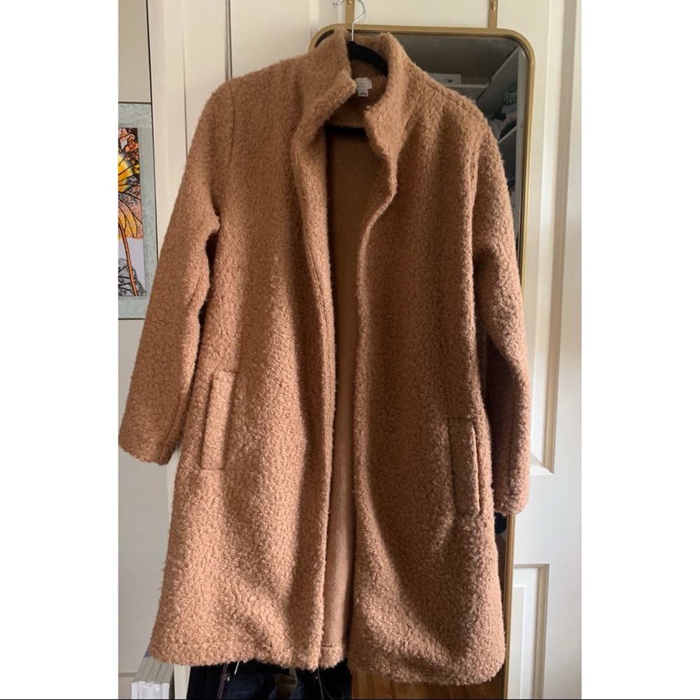 A New Day Camel Teddy Coat - Picture 2 of 5